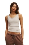 Cotton On Body Active Rib Tank In White