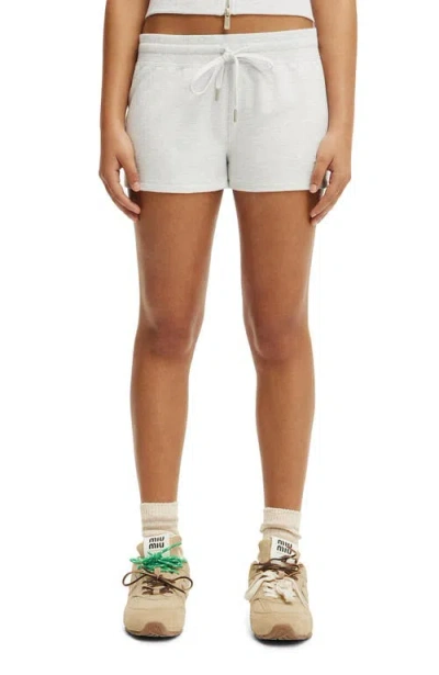 Cotton On Body Active Sculpt Fleece Mini Short In White