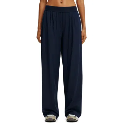 Cotton On Body Active Studio Woven Elastic Pant In Blue