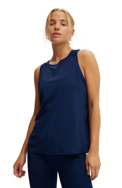 Cotton On Body Active Tank In Heritage Blue