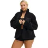 Cotton On Body Active Trail Soft Fleece Zip Through In Black