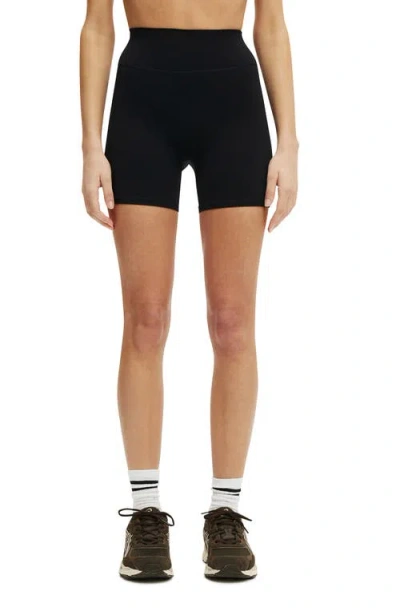 Cotton On Body Active Ultra Luxe Invisible Scrunch Shortie Short In Black