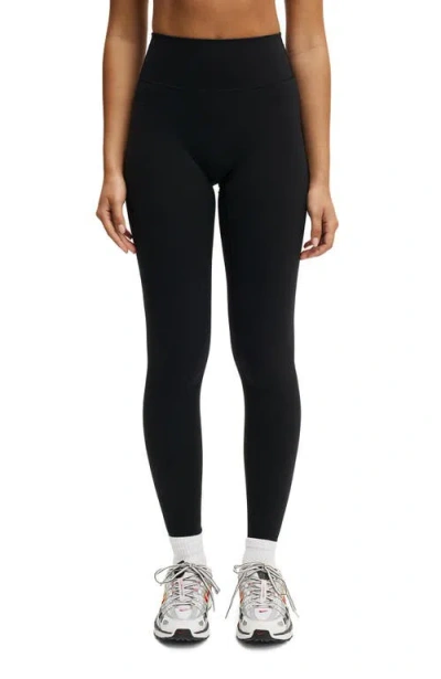 Cotton On Body Active Ultra Luxe Invisible Scrunch Tight In Black