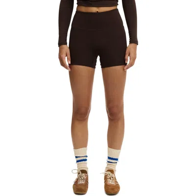 Cotton On Body Active Ultra Move Shortie Short In Brown