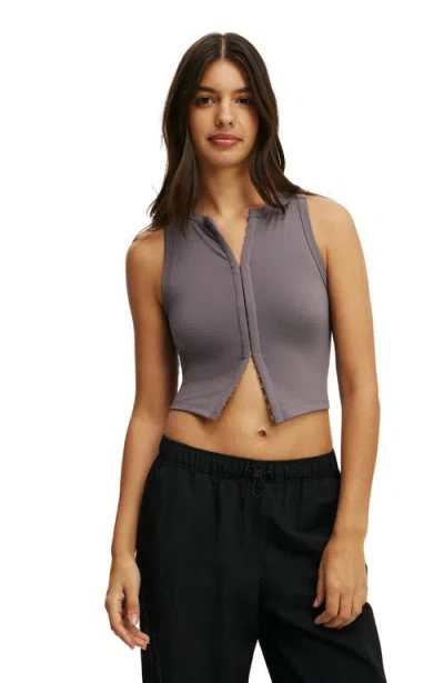 Cotton On Body Active Ultra Soft Corset Tank In Brown