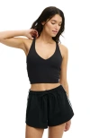 Cotton On Body Active Ultra Soft Cross Back Tank In Black