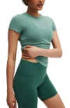 Cotton On Body Active Ultra Soft Fitted Tshirt In Brown