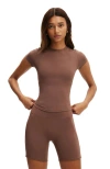 Cotton On Body Active Ultra Soft Fitted Tshirt In Brown