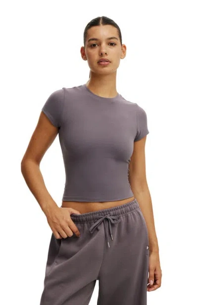 Cotton On Body Active Ultra Soft Fitted Tshirt In Gray