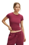 Cotton On Body Active Ultra Soft Fitted Tshirt In White