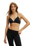 Cotton On Body Active Ultra Soft High Apex Crop In Black