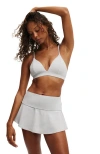 Cotton On Body Active Ultra Soft High Apex Crop In Gray