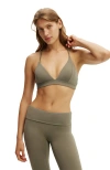 Cotton On Body Active Ultra Soft High Apex Crop In Green