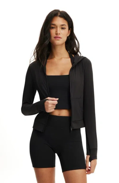 Cotton On Body Active Ultra Soft Hooded Jacket In Blue