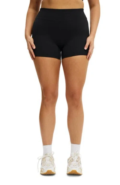 Cotton On Body Active Ultra Soft Invisible Scrunch Shortie Short In Black