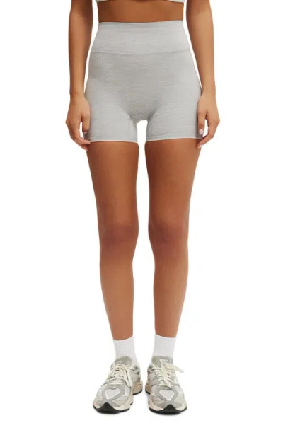 Cotton On Body Active Ultra Soft Invisible Scrunch Shortie Short In White