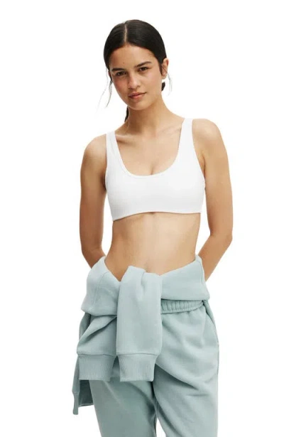 Cotton On Body Active Ultra Soft Low Back Crop In White