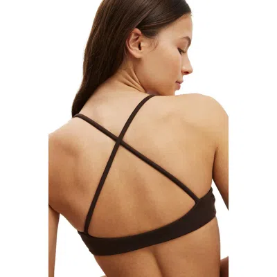 Cotton On Body Active Ultra Soft Minimal Strappy Crop In Black