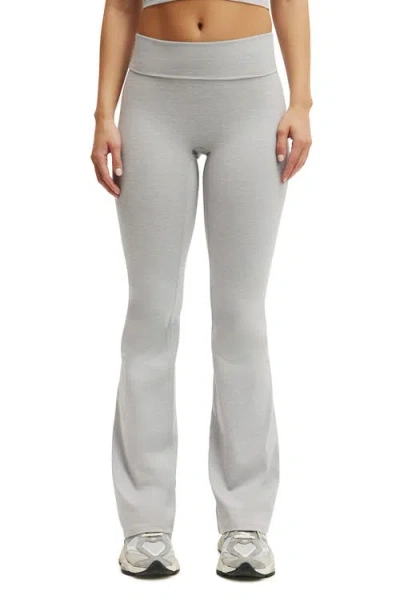 Cotton On Body Active Ultra Soft Roll Over Flare In Gray