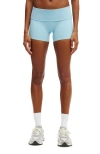 Cotton On Body Active Ultra Soft Roll Over Shortie Short In Blue