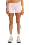 Cotton On Body Active Ultra Soft Roll Over Shortie Short In Pink