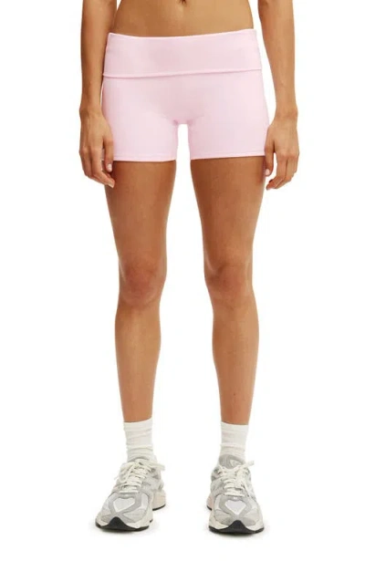 Cotton On Body Active Ultra Soft Roll Over Shortie Short In Pink