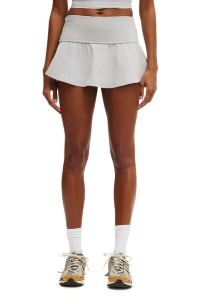 Cotton On Body Active Ultra Soft Roll Over Skirt In White