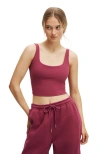 Cotton On Body Active Ultra Soft Scoop Tank In Purple