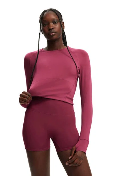 Cotton On Body Active Workout Longsleeve In Pink