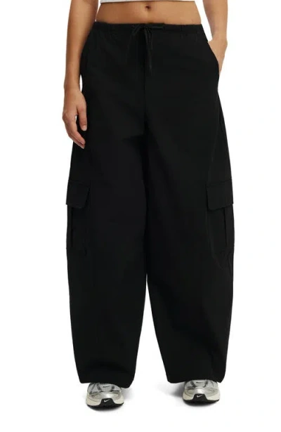 Cotton On Body Active Woven Balloon Pant In Black