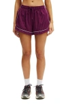 Cotton On Body Active Woven Curved Hem Short In Purple