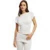 Cotton On Body Airy Soft Basque T-shirt In White