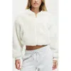 Cotton On Body Ariel Faux Fur Bomber Jacket In Coconut Milk