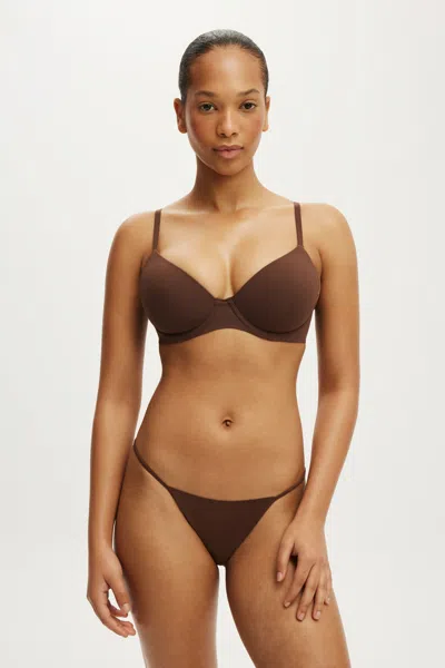 Cotton On Body Bestee T-shirt Bra In French Roast