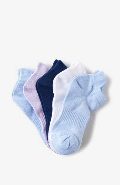 Cotton On Body Body 5pk Ankle Sport Sock In Blue