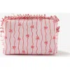 Cotton On Body Body Cos Case In Bow Stripe Pink