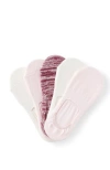 Cotton On Body Body Invisible Socks 5pk In Deep Red Cherry Dream