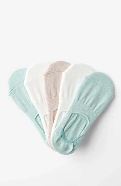 Cotton On Body Body Invisible Socks 5pk In Multi