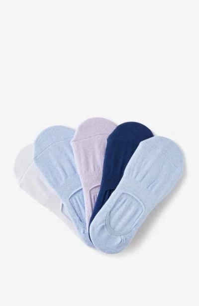 Cotton On Body Body Invisible Socks 5pk In Blue