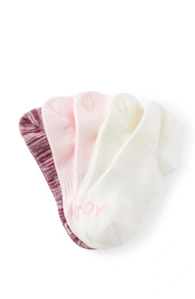 Cotton On Body Body Low Cut Sneaker Socks 5pk In Deep Red Cherry Dream