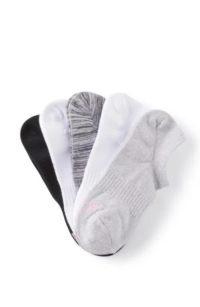 Cotton On Body Body Low Cut Sneaker Socks 5pk In Grey Scale