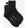 Cotton On Body Body Mid Crew Socks 3pk In Black
