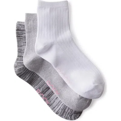 Cotton On Body Body Mid Crew Socks 3pk In Greyscale