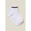 Cotton On Body Body Mid Crew Socks 3pk In White