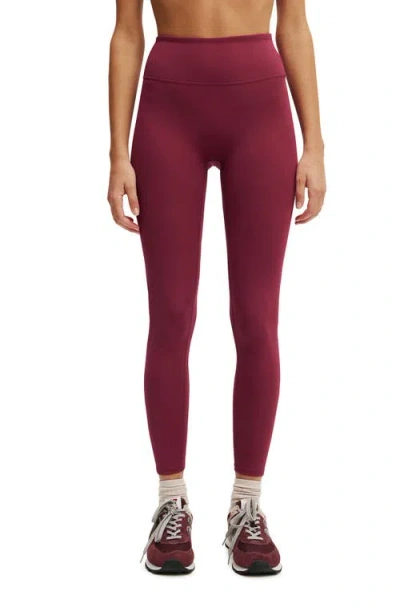 Cotton On Body Bondi Everyday Full Length Tight In Sangria