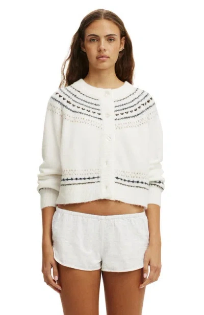 Cotton On Body Button Up Cardigan In White