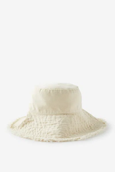 Cotton On Body Canvas Bucket Hat In Natural