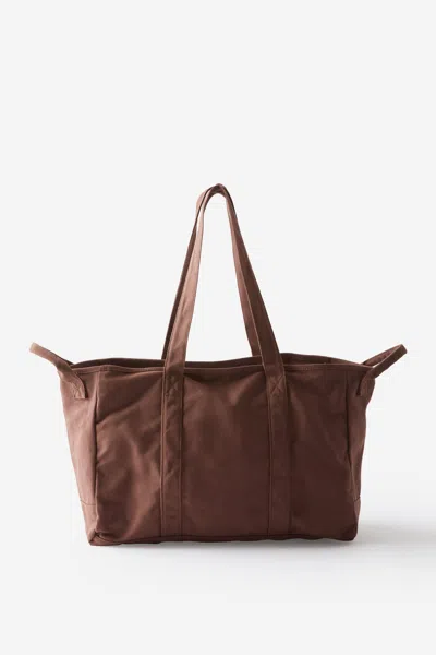 Cotton On Body Canvas Tote In Brown