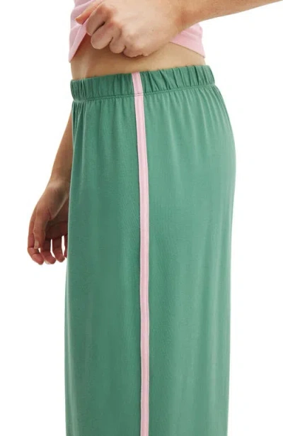 Cotton On Body Departure Lounge Wide Leg Pant In Green