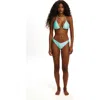 Cotton On Body Dip Front High Side Brazilian Bikini Bottom In Blue